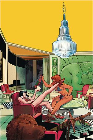 Vampirella / Red Sonja issue 7-S Erica Henderson Virgin Cover
