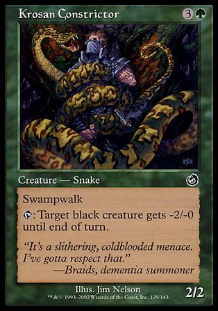Magic the Gathering: Torment (Base Set) card 129 Krosan Constrictor