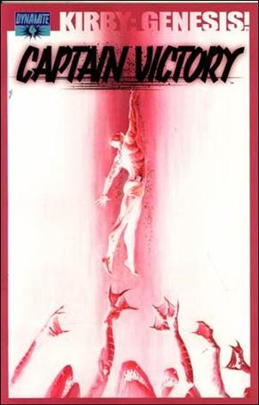 Kirby: Genesis - Captain Victory issue 4-C Alex Ross Negative Art Cover