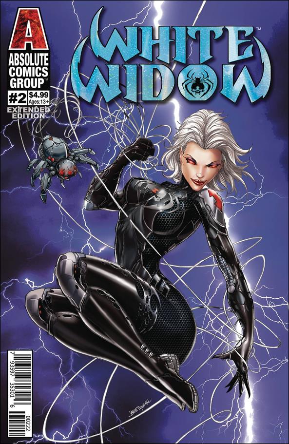 White Widow issue 2-ZK Jamie Tyndall Blue Holo-Foil Extended Edition
