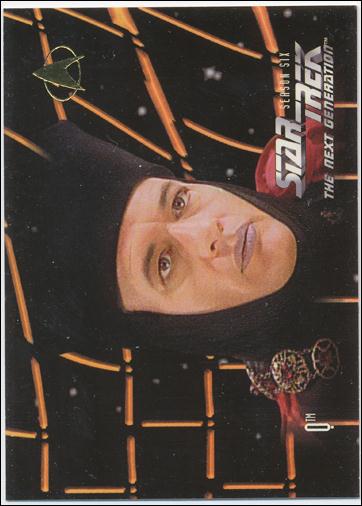 Star Trek: The Next Generation - The Episode Collection Season Six (Base Set) card 636 Q