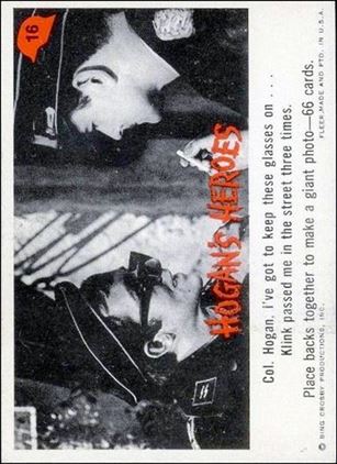 Hogan's Heroes (Base Set) card 16  Col. Hogan, I've got to keep these glasses on...