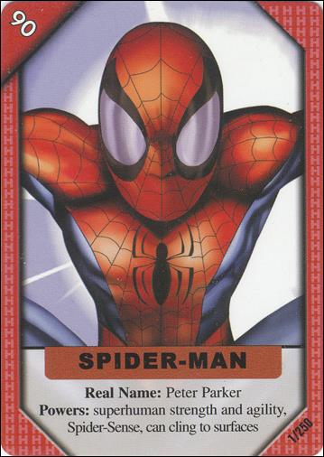Marvel ReCharge: Inaugural Edition (Base Set) card 1 Spider-Man