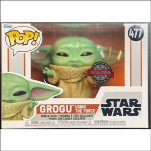 POP! Star Wars figure 477 Grogu using the force