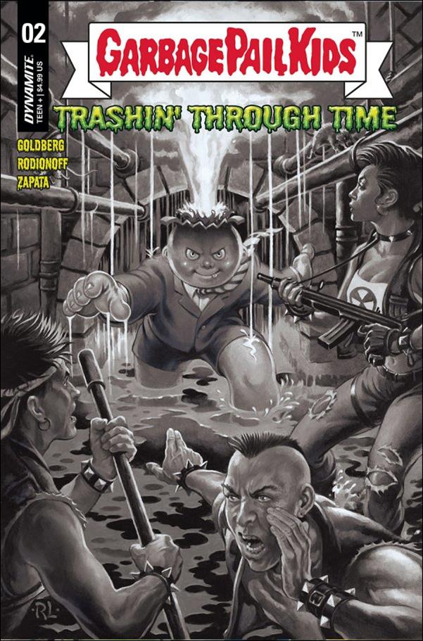 Garbage Pail Kids: Trashin' Through Time issue 2-F Ray Lago 1:15 B&W Cover