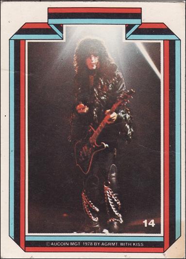 KISS: Series 1 (Base Set) card 14 Paul Stanley