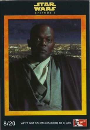 Star Wars: Episode I The Phantom Menace Kentucky Fried Chicken UK (Promo) card 8/20 Mace Windu