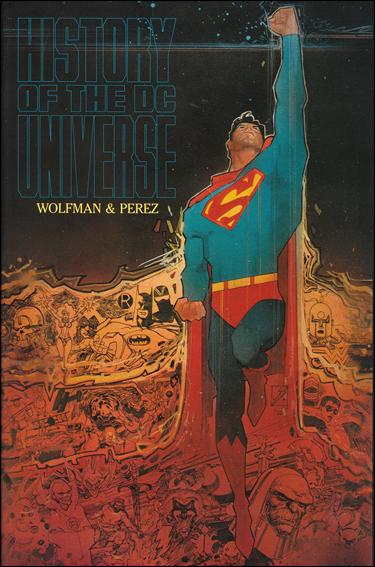 History of the DC Universe issue 1 Dust Jacket