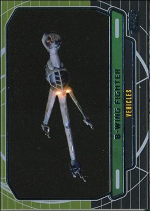 Star Wars Galactic Files (Base Set) card 291 B-Wing Fighter Vehicles