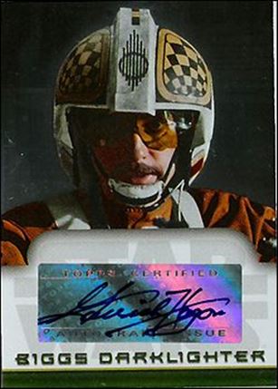 Star Wars Evolution Update Edition (Autograph Subset) card 16 Garrick Hagon - Biggs Darklighter