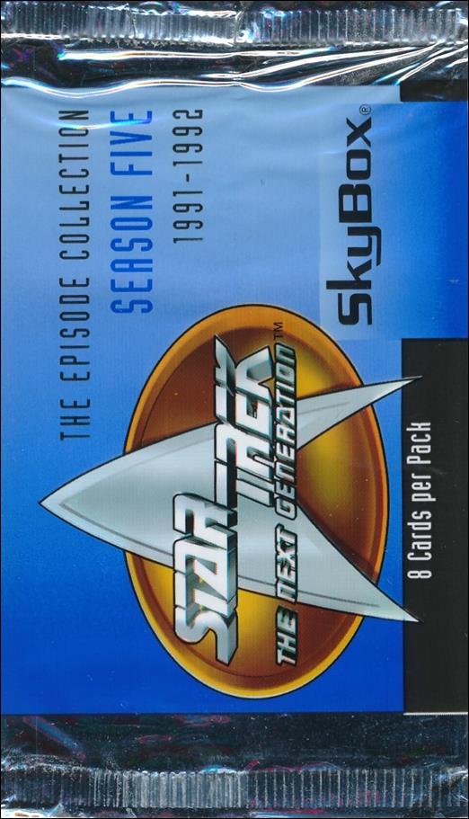 Star Trek: The Next Generation - The Episode Collection Season Five card 2 Sealed Pack