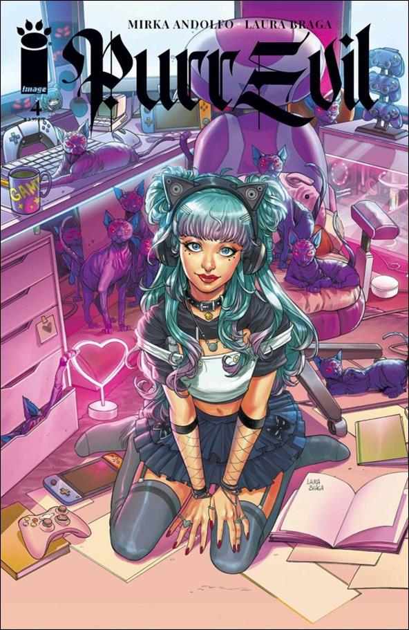 Purr Evil issue 4 Laura Braga Cover