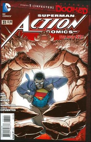 Action Comics (2011) issue 31-C Aaron Kuder Cover (2nd Printing)
