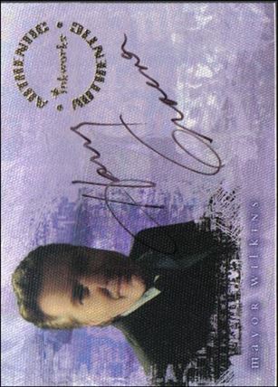 Buffy the Vampire Slayer Reflections: The High School Years (Autograph Subset) card A4 Harry Groener as Mayor Wilkins