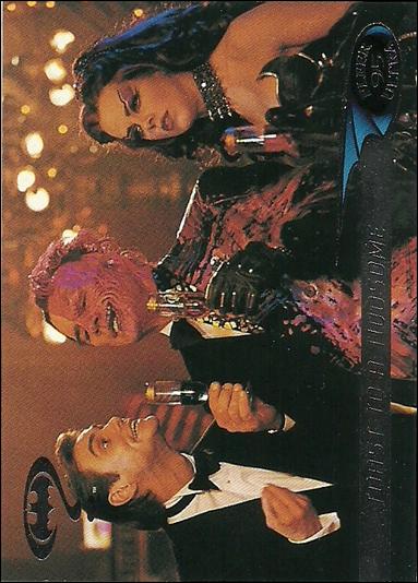 Batman Forever Fleer Ultra (Base Set) card 89 Toast to a Twosome