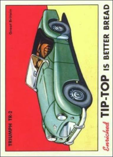 Sports Cars (1954) (Base Set) card 28 Triump TR-3