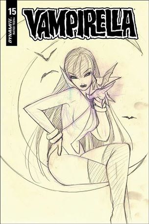 Vampirella (2019) issue 15-S Peach Momoko 1:40 Sketch Cover