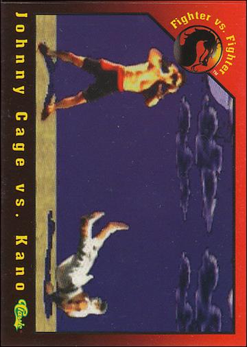 Mortal Kombat (Base Set) card 50 Johnny Cage vs. Kano