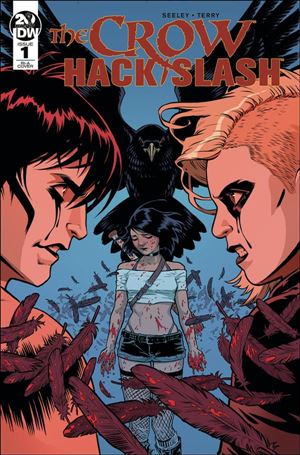 Crow: Hack/Slash issue 1-B Rebekah Isaacs 1:10 Cover