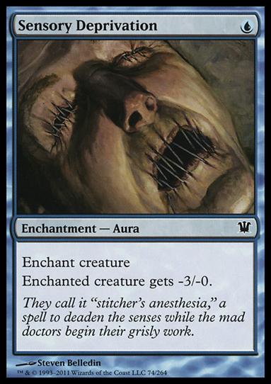 Magic the Gathering: Innistrad (Base Set) card 74 Sensory Deprivation