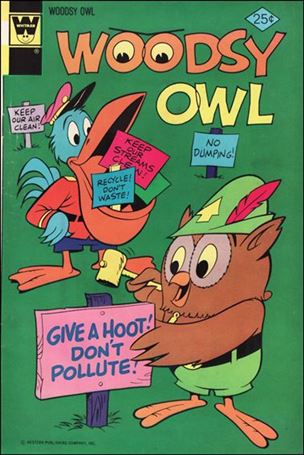 Woodsy Owl issue 5-B Whitman Cover