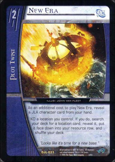 Justice League of America: VS System (Base Set)   card DJL-031 New Era