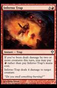 Magic The Gathering: Zendikar (Base Set) card 133 Inferno Trap