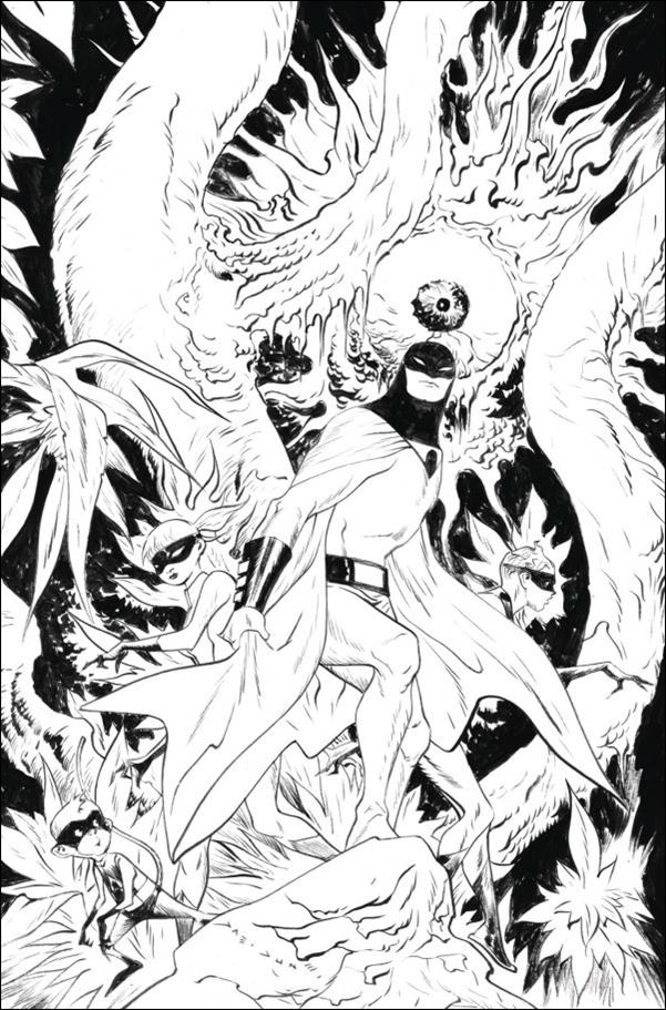 Space Ghost (2024) issue 7-J Jae Lee B&W 1:25 Line Art Cardstock Cover
