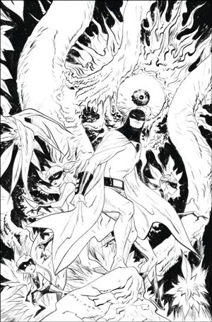 Space Ghost (2024) issue 7-J Jae Lee B&W 1:25 Line Art Cardstock Cover