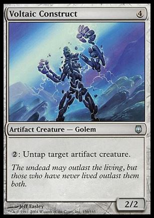 Magic the Gathering: Darksteel (Base Set) card 156 Voltaic Construct