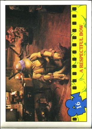 Teenage Mutant Ninja Turtles Movie (Base Set) card 16 A Respectful Bow