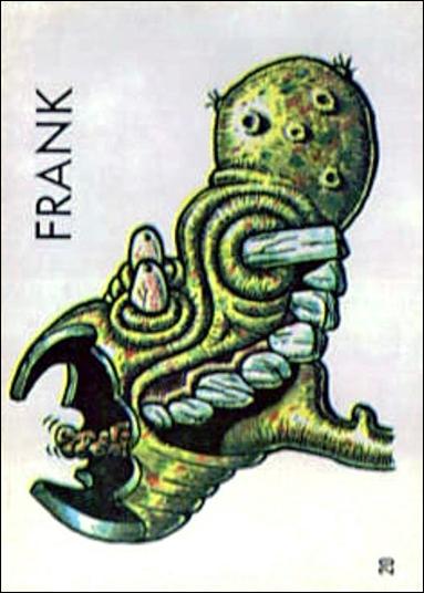 Ugly Stickers (1965) (Base Set) card 20-B Frank