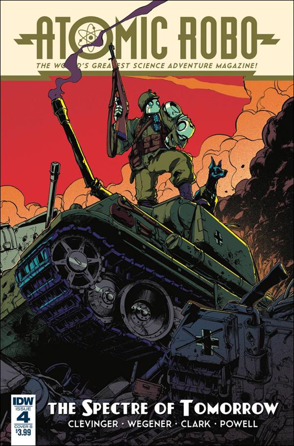 Atomic Robo and the Spectre of Tomorrow issue 4-B Kei Zama Cover
