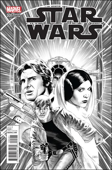 Star Wars (2015) issue 5-B John Cassaday 1:100 Sketch Cover