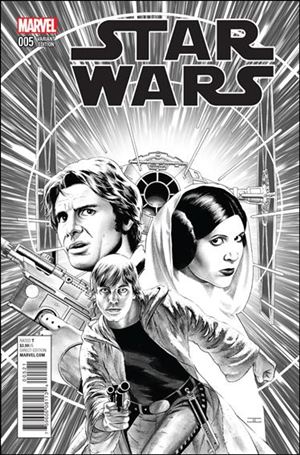 Star Wars (2015) issue 5-B John Cassaday 1:100 Sketch Cover