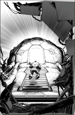 Deathmatch issue 5-C Whilce Portacio 1:xx Black & White Cover