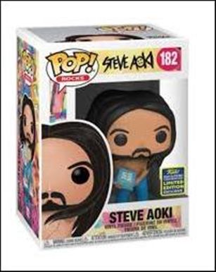 Pop! Rocks figure 182-B Steve Aoki (2020 SDCC Exclusive)