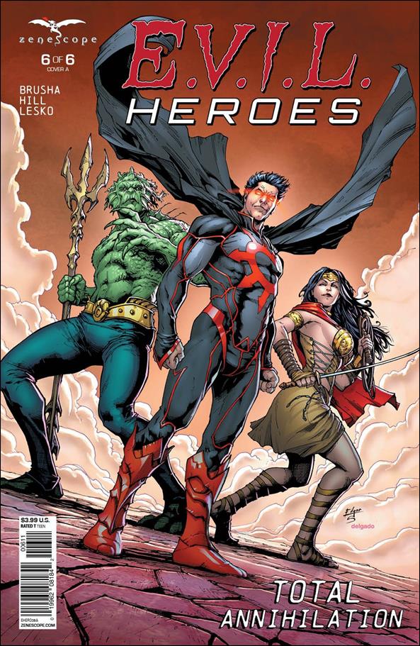 E.V.I.L. Heroes issue 6 Edgar Salazar Cover