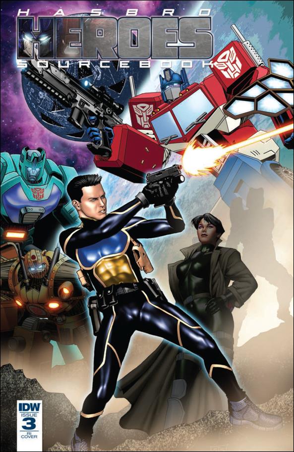 Hasbro Heroes Sourcebook issue 3-C Marcelo Borstelmann 1:10 Cover
