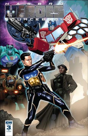 Hasbro Heroes Sourcebook issue 3-C Marcelo Borstelmann 1:10 Cover