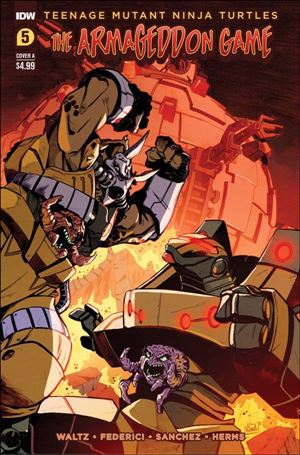 Teenage Mutant Ninja Turtles: The Armageddon Game (9/2022) issue 5 Vincenzo Federici Cover