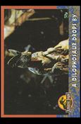Jurassic Park (Base Set) card 44 A Dilophosaur Drops By