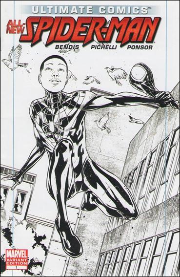 Ultimate Comics Spider-Man issue 1-E MMRC Sara Pichelli Miles Morales Sketch Cover