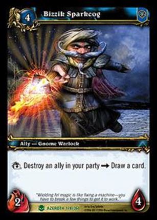 World of Warcraft: Heroes of Azeroth (Base Set) card 178 Bizzik Sparkcog