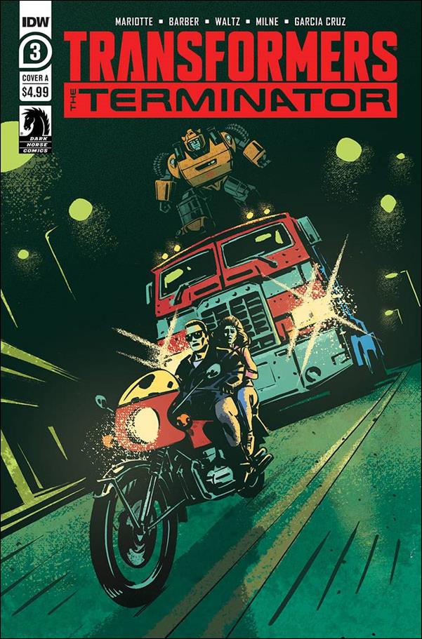 Transformers vs the Terminator issue 3 Gavin Fullerton Cover