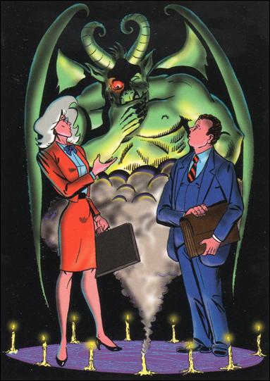 Creators Alternate Universe (Base Set) card 80 The Devils Advocate