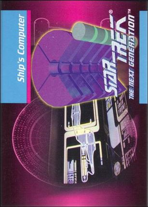 Star Trek: The Next Generation - Inaugural Edition (Base Set) card 101 Ship's Computer