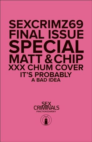 Sex Criminals issue 69-D Polybaged XXX Photo Cover