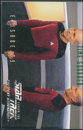 Star Trek: The Next Generation - The Episode Collection Season Two (Base Set) card 174 Time Squared, Episode 39C