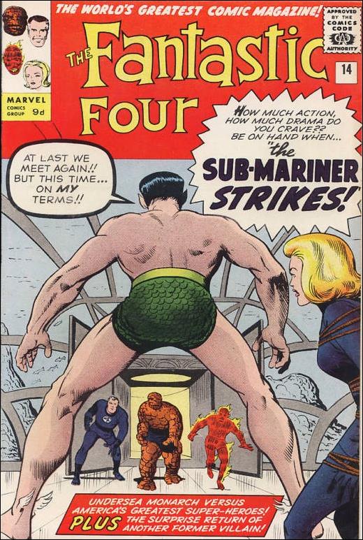 Fantastic Four (1961) issue 14-B UK Price Cover